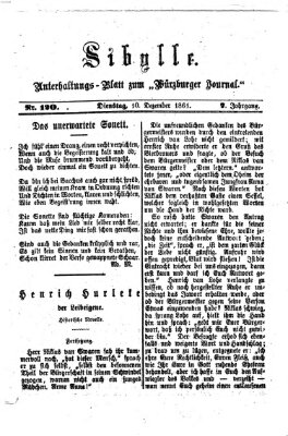 Sibylle (Würzburger Journal) Dienstag 10. Dezember 1861