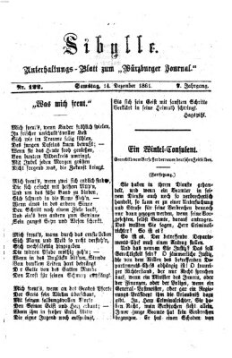 Sibylle (Würzburger Journal) Samstag 14. Dezember 1861