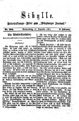 Sibylle (Würzburger Journal) Donnerstag 19. Dezember 1861