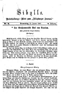 Sibylle (Würzburger Journal) Donnerstag 23. Januar 1862