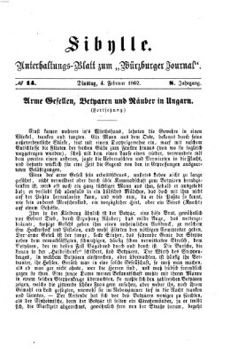 Sibylle (Würzburger Journal) Dienstag 4. Februar 1862