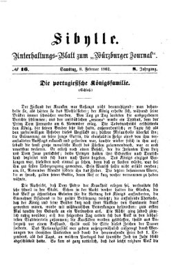 Sibylle (Würzburger Journal) Samstag 8. Februar 1862