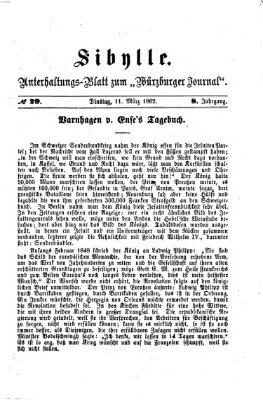 Sibylle (Würzburger Journal) Dienstag 11. März 1862