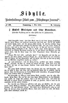 Sibylle (Würzburger Journal) Donnerstag 1. Mai 1862