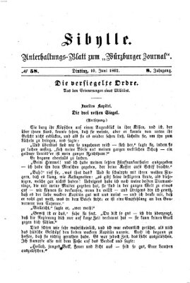 Sibylle (Würzburger Journal) Dienstag 10. Juni 1862