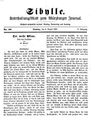 Sibylle (Würzburger Journal) Samstag 9. August 1862