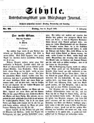 Sibylle (Würzburger Journal) Dienstag 19. August 1862