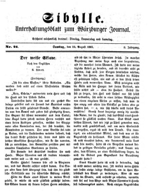 Sibylle (Würzburger Journal) Samstag 23. August 1862