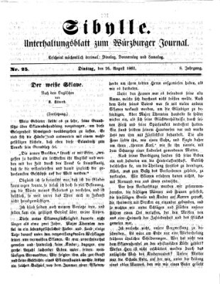 Sibylle (Würzburger Journal) Dienstag 26. August 1862