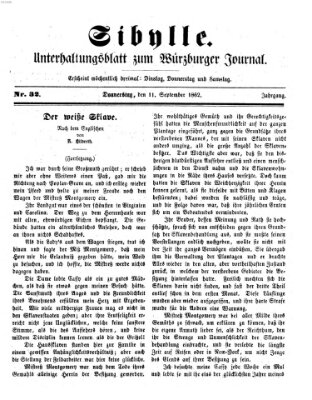 Sibylle (Würzburger Journal) Donnerstag 11. September 1862