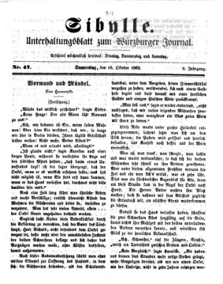 Sibylle (Würzburger Journal) Donnerstag 16. Oktober 1862