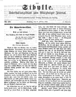 Sibylle (Würzburger Journal) Samstag 18. Oktober 1862