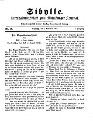 Sibylle (Würzburger Journal) Samstag 8. November 1862