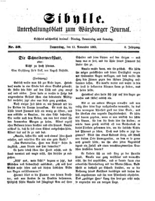 Sibylle (Würzburger Journal) Donnerstag 13. November 1862