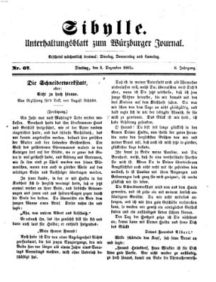 Sibylle (Würzburger Journal) Dienstag 2. Dezember 1862