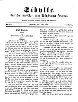 Sibylle (Würzburger Journal) Donnerstag 7. Mai 1863