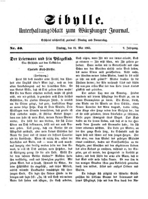 Sibylle (Würzburger Journal) Dienstag 19. Mai 1863