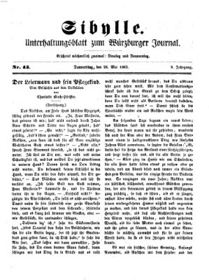 Sibylle (Würzburger Journal) Donnerstag 28. Mai 1863