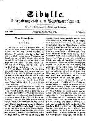 Sibylle (Würzburger Journal) Donnerstag 23. Juli 1863