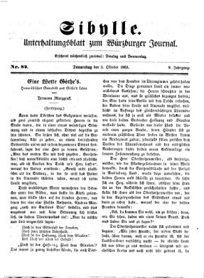 Sibylle (Würzburger Journal) Donnerstag 8. Oktober 1863