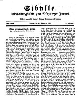 Sibylle (Würzburger Journal) Dienstag 29. Dezember 1863