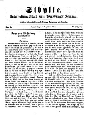 Sibylle (Würzburger Journal) Donnerstag 7. Januar 1864