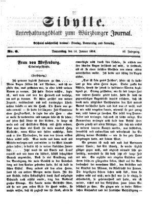 Sibylle (Würzburger Journal) Donnerstag 14. Januar 1864