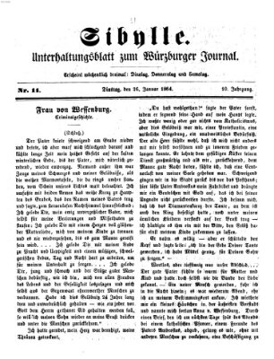 Sibylle (Würzburger Journal) Dienstag 26. Januar 1864