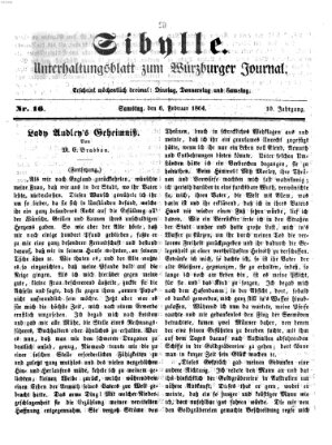 Sibylle (Würzburger Journal) Samstag 6. Februar 1864