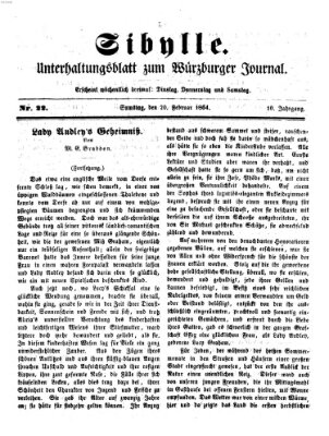 Sibylle (Würzburger Journal) Samstag 20. Februar 1864