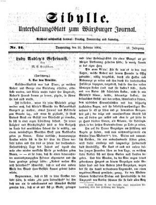 Sibylle (Würzburger Journal) Donnerstag 25. Februar 1864