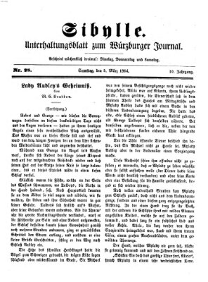 Sibylle (Würzburger Journal) Samstag 5. März 1864