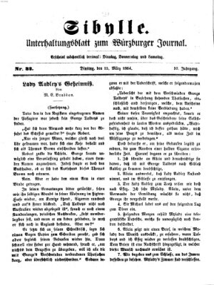 Sibylle (Würzburger Journal) Dienstag 15. März 1864