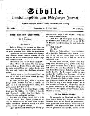 Sibylle (Würzburger Journal) Donnerstag 7. April 1864