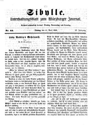 Sibylle (Würzburger Journal) Dienstag 12. April 1864