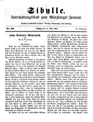 Sibylle (Würzburger Journal) Dienstag 10. Mai 1864