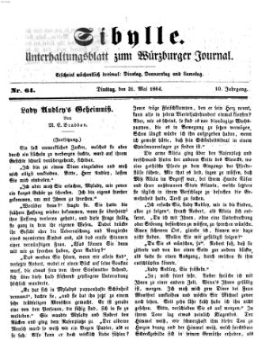 Sibylle (Würzburger Journal) Dienstag 31. Mai 1864