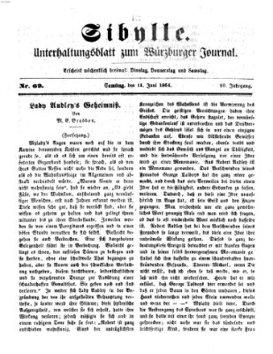 Sibylle (Würzburger Journal) Samstag 11. Juni 1864