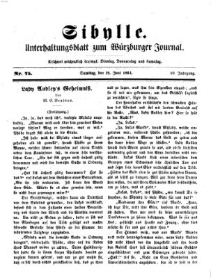 Sibylle (Würzburger Journal) Samstag 25. Juni 1864