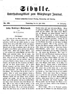 Sibylle (Würzburger Journal) Donnerstag 28. Juli 1864