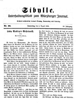 Sibylle (Würzburger Journal) Donnerstag 4. August 1864