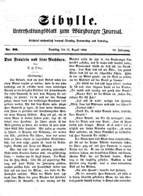 Sibylle (Würzburger Journal) Samstag 13. August 1864