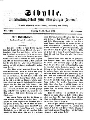 Sibylle (Würzburger Journal) Samstag 27. August 1864