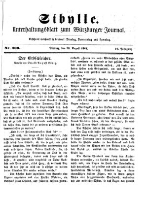 Sibylle (Würzburger Journal) Dienstag 30. August 1864