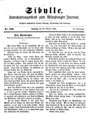 Sibylle (Würzburger Journal) Samstag 29. Oktober 1864