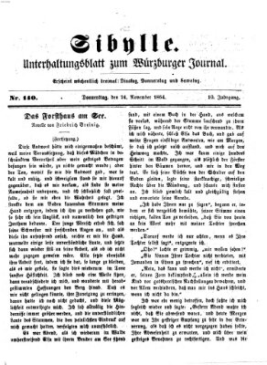 Sibylle (Würzburger Journal) Donnerstag 24. November 1864