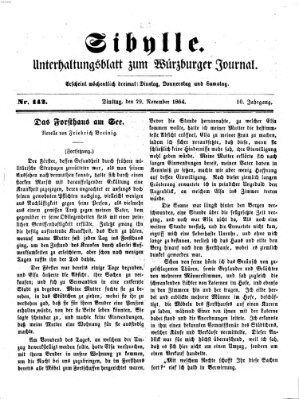 Sibylle (Würzburger Journal) Dienstag 29. November 1864