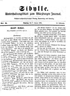 Sibylle (Würzburger Journal) Samstag 7. Januar 1865