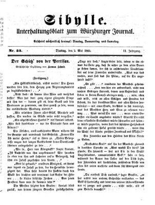 Sibylle (Würzburger Journal) Dienstag 2. Mai 1865