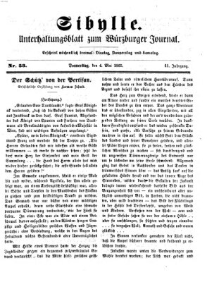 Sibylle (Würzburger Journal) Donnerstag 4. Mai 1865